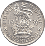 1939 SHILLING ( UNC ) ENGLAND - Shilling - Cambridgeshire Coins