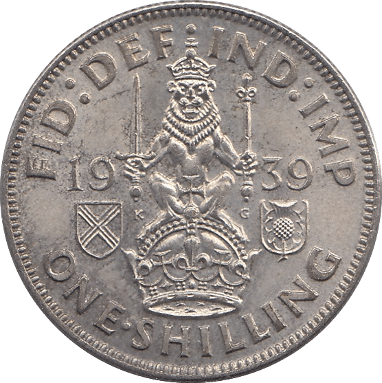 1939 SHILLING ( UNC ) SCOTLAND - Shilling - Cambridgeshire Coins