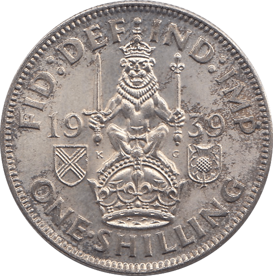 1939 SHILLING ( UNC ) SCOTLAND - Shilling - Cambridgeshire Coins
