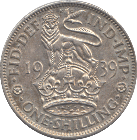 1939 SHILLING ( UNC ) - SHILLING - Cambridgeshire Coins