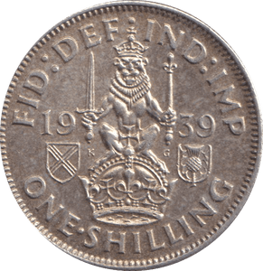 1939 SHILLING ( UNC ) - SHILLING - Cambridgeshire Coins