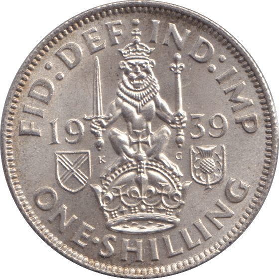 1939 SHILLING ( UNC ) - SHILLING - Cambridgeshire Coins