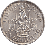 1939 SHILLING ( UNC ) - SHILLING - Cambridgeshire Coins