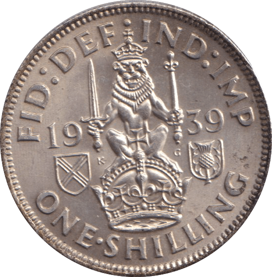1939 SHILLING ( UNC ) - SHILLING - Cambridgeshire Coins