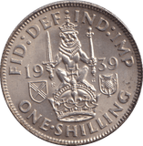1939 SHILLING ( UNC ) - SHILLING - Cambridgeshire Coins