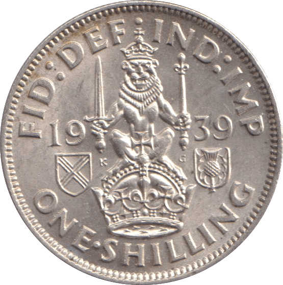 1939 SHILLING ( UNC ) - SHILLING - Cambridgeshire Coins