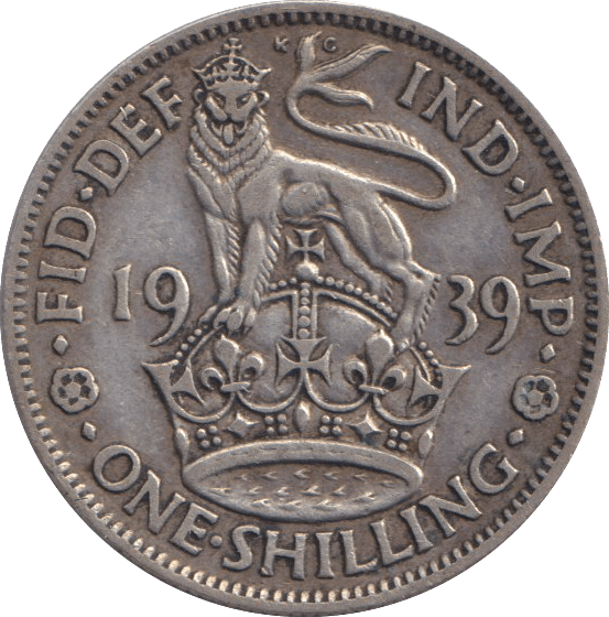 1939 SHILLING ( VF ) - SHILLING - Cambridgeshire Coins