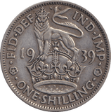 1939 SHILLING ( VF ) - SHILLING - Cambridgeshire Coins