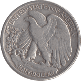 1939 SILVER HALF DOLLAR USA - SILVER WORLD COINS - Cambridgeshire Coins