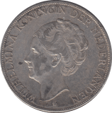 1939 SILVER NETHERLANDS 2 1/2 GULDEN - SILVER WORLD COINS - Cambridgeshire Coins