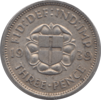 1939 SILVER THREEPENCE ( VF ) - Threepence - Cambridgeshire Coins