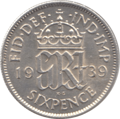 1939 SIXPENCE ( UNC ) - Sixpence - Cambridgeshire Coins