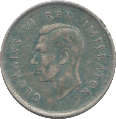 1939 SOUTH AFRICA THREEPENCE - WORLD COINS - Cambridgeshire Coins