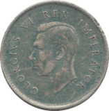 1939 SOUTH AFRICA THREEPENCE - WORLD COINS - Cambridgeshire Coins