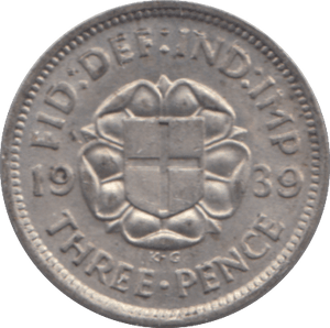 1939 THREEPENCE ( AUNC ) - THREEPENCE - Cambridgeshire Coins