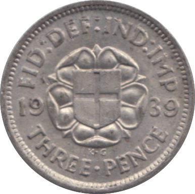 1939 THREEPENCE ( AUNC ) - THREEPENCE - Cambridgeshire Coins