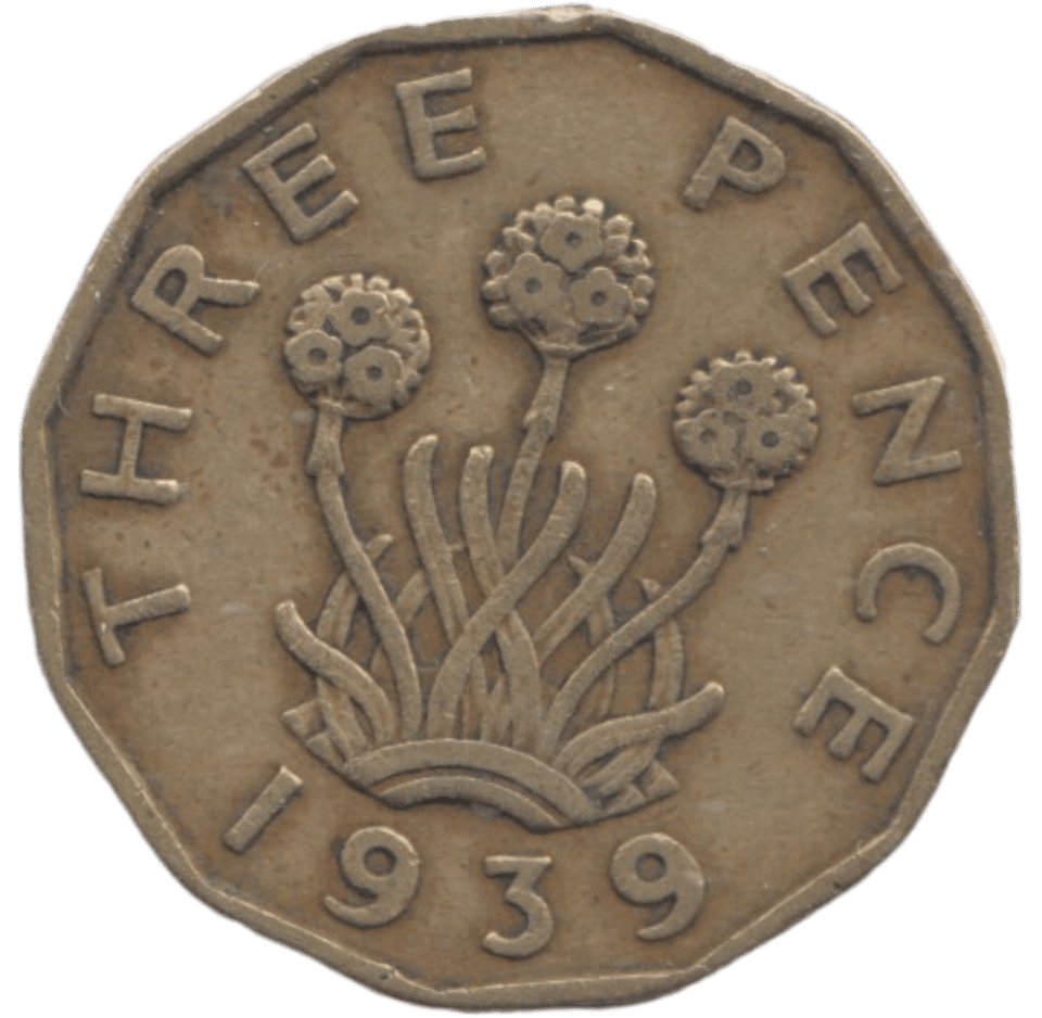 1939 THREEPENCE ( GF ) - Cambridgeshire Coins