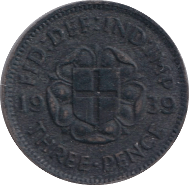 1939 THREEPENCE ( GF) - THREEPENCE - Cambridgeshire Coins