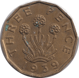 1939 THREEPENCE ( UNC ) - THREEPENCE - Cambridgeshire Coins