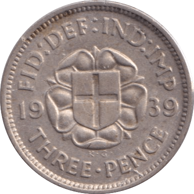 1939 THREEPENCE ( UNC ) - Threepence - Cambridgeshire Coins