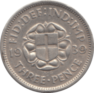 1939 THREEPENCE ( VF ) - THREEPENCE - Cambridgeshire Coins
