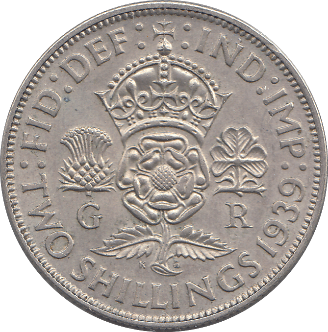 1939 TWO SHILLINGS ( AUNC ) - TWO SHILLINGS - Cambridgeshire Coins