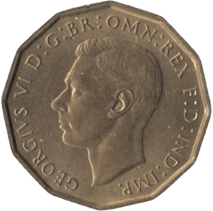 1940 BRASS THREEPENCE ( UNC ) - Threepence - Cambridgeshire Coins