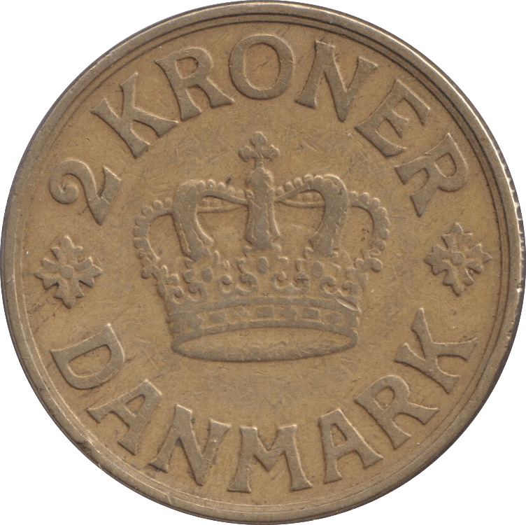 1940 DANISH 2 KRONER - Silver Proof - Cambridgeshire Coins
