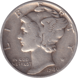 1940 DIME USA - WORLD COINS - Cambridgeshire Coins