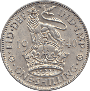 1940 ENGLISH SHILLING ( UNC ) - SHILLING - Cambridgeshire Coins
