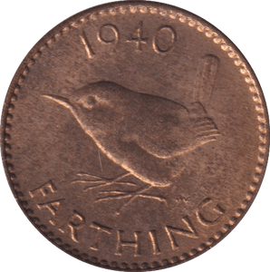 1940 FARTHING (AUNC) 2 - FARTHING - Cambridgeshire Coins
