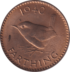 1940 FARTHING (AUNC) 3 - FARTHING - Cambridgeshire Coins