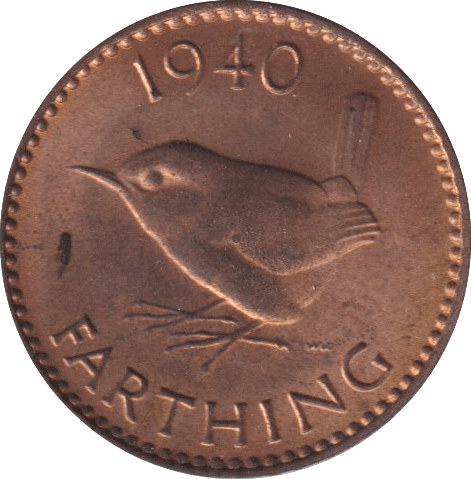 1940 FARTHING (AUNC) 3 - FARTHING - Cambridgeshire Coins