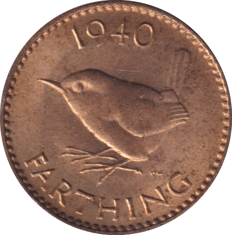 1940 FARTHING (AUNC) 4 - FARTHING - Cambridgeshire Coins