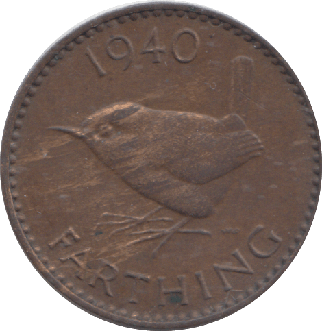 1940 FARTHING ( AUNC ) - FARTHING - Cambridgeshire Coins