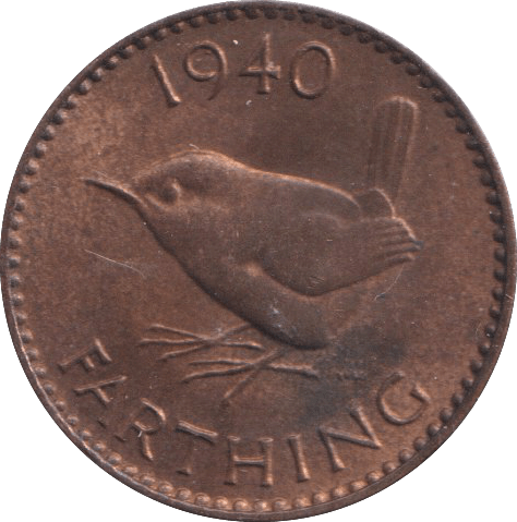 1940 FARTHING ( AUNC ) - FARTHING - Cambridgeshire Coins