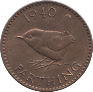 1940 FARTHING ( EF ) - Farthing - Cambridgeshire Coins