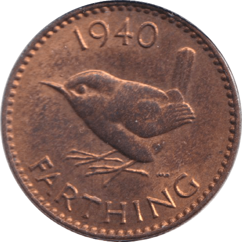 1940 FARTHING ( UNC ) - WORLD COINS - Cambridgeshire Coins