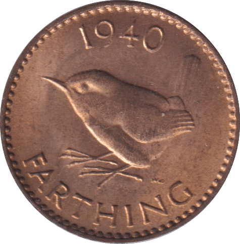 1940 FARTHING (UNC) - FARTHING - Cambridgeshire Coins