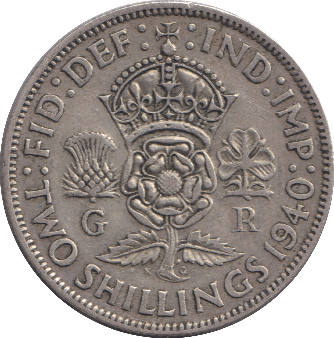 1940 FLORIN ( VF ) - FLORIN - Cambridgeshire Coins