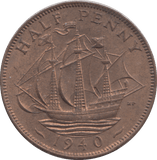 1940 HALF PENNY ( UNC ) - HALFPENNY - Cambridgeshire Coins