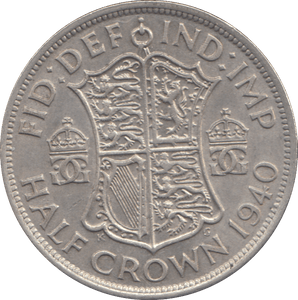 1940 HALFCROWN ( AUNC ) - HALFCROWN - Cambridgeshire Coins