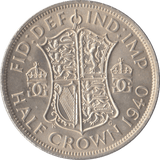 1940 HALFCROWN ( BU ) - HALFCROWN - Cambridgeshire Coins
