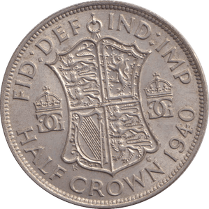 1940 HALFCROWN ( EF ) - HALFCROWN - Cambridgeshire Coins