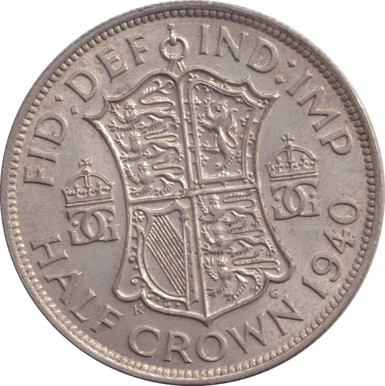 1940 HALFCROWN ( EF ) - HALFCROWN - Cambridgeshire Coins