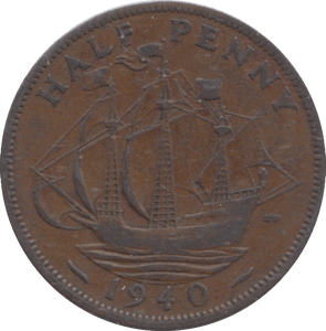1940 HALFPENNY ( VF ) - HALFPENNY - Cambridgeshire Coins