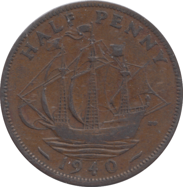 1940 HALFPENNY ( VF ) - HALFPENNY - Cambridgeshire Coins