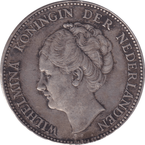 1940 NETHERLAND ONE GULDEN - WORLD COINS - Cambridgeshire Coins
