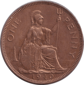 1940 PENNY ( AUNC ) - PENNY - Cambridgeshire Coins