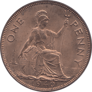1940 PENNY ( AUNC ) - PENNY - Cambridgeshire Coins